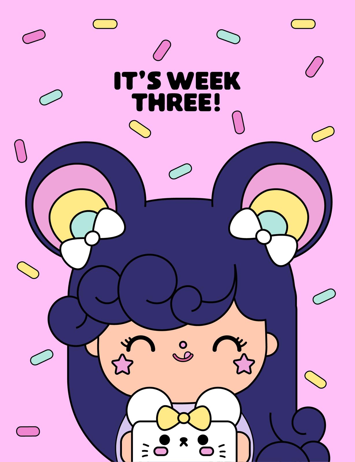 MOMIJI PARTY COLORING DOWNLOADS WEEK 3