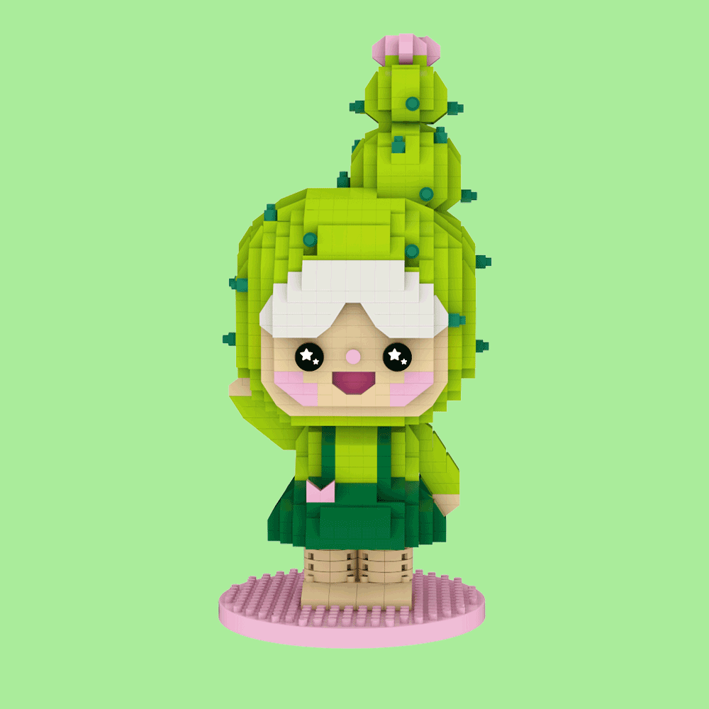 lipstick shade with pista green dress You Grow Girl Mini Bricks