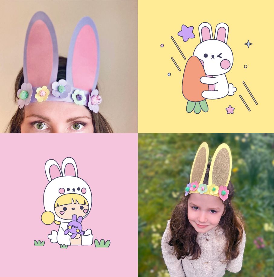 EASTER CRAFTS | BUNNY EARS