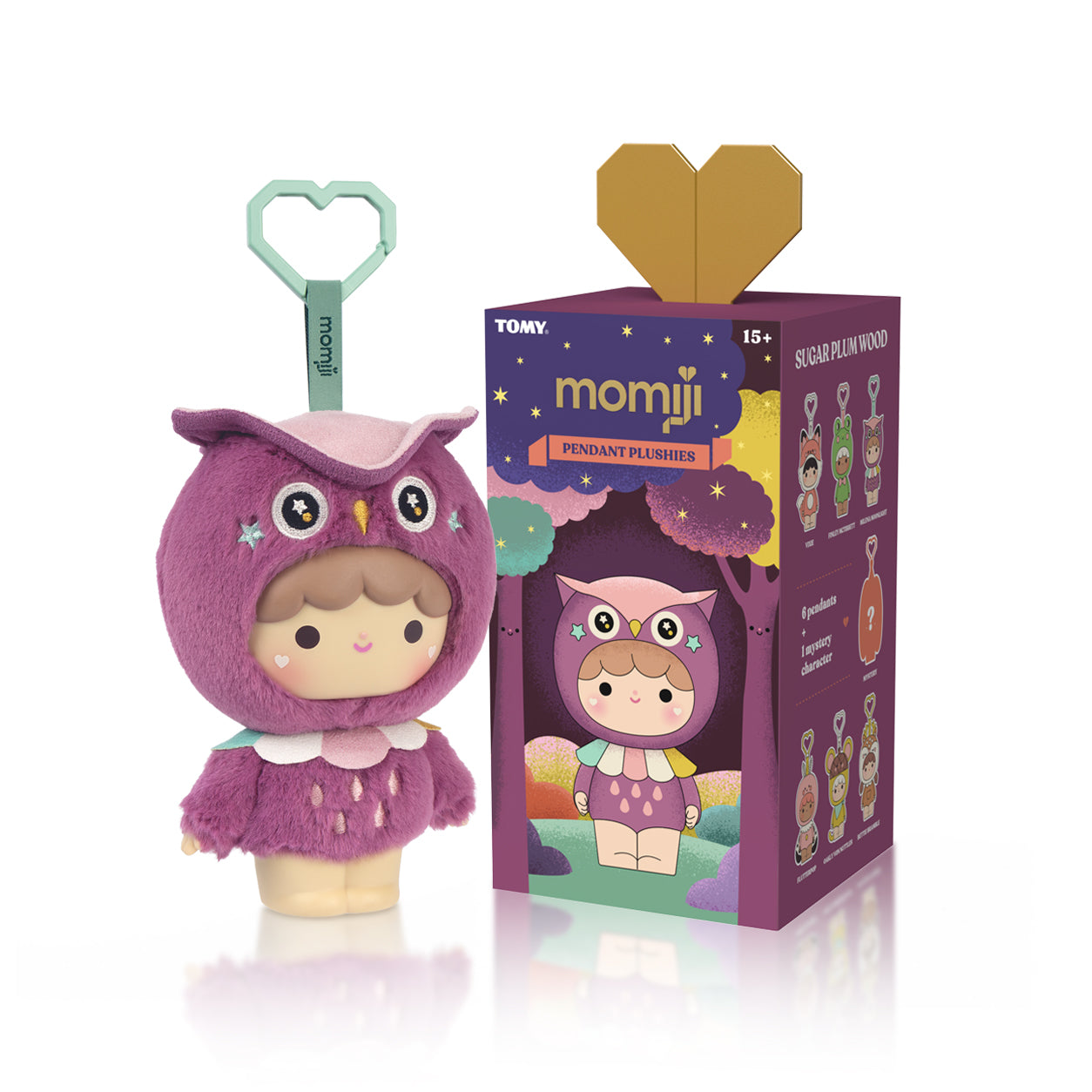 Sugar Plum Momiji doll pendant plush—kawaii collectible in blind box set of 6. Each Momiji doll hides a secret message!. — Momiji Doll