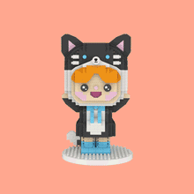 Load image into Gallery viewer, Happy Cat Mini Bricks
