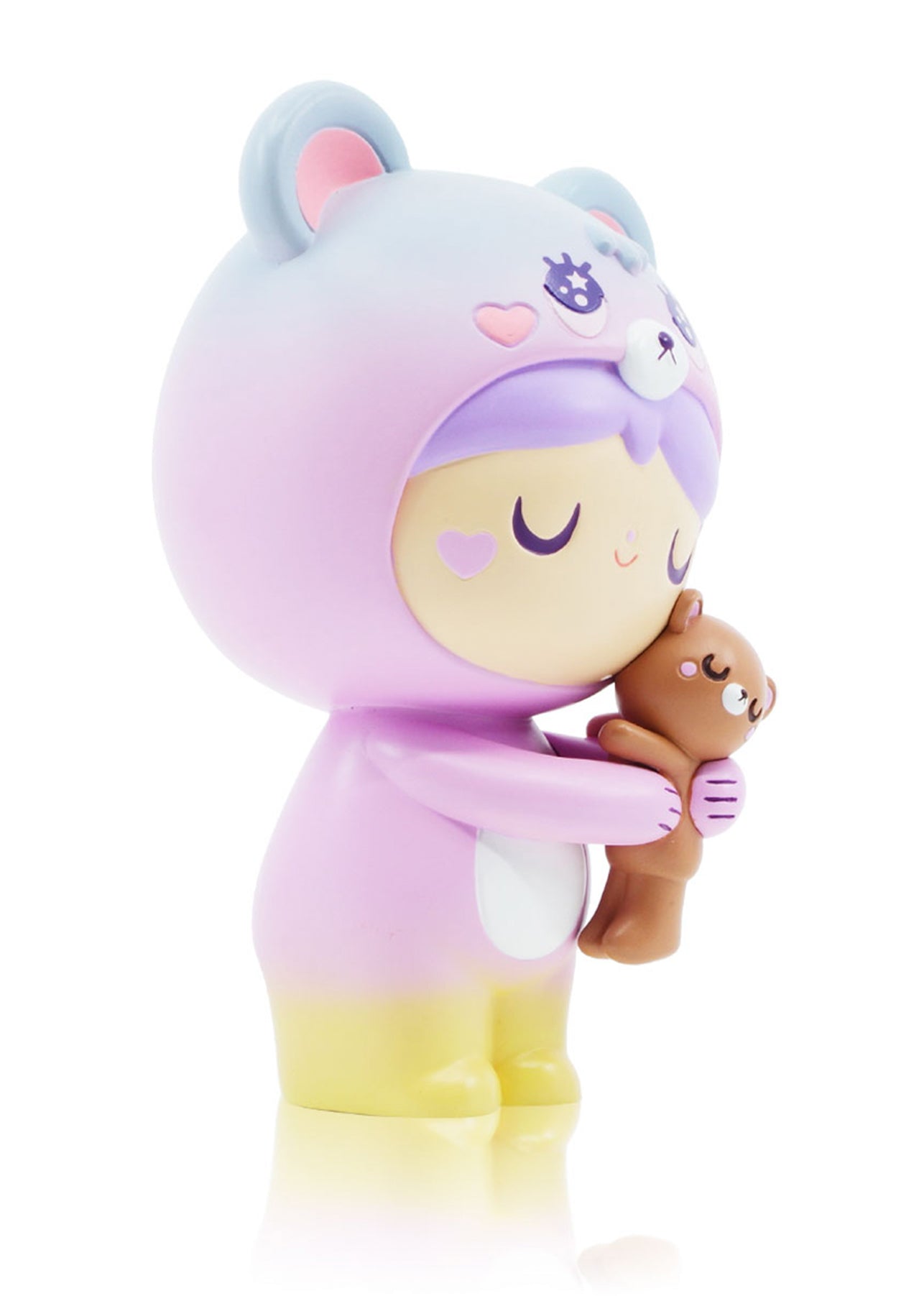 Bear Hugs Momiji doll: a cute girl holding a teddy bear, with rosy cheeks and sweet details, perfect for any Momiji collection. — Momiji Doll