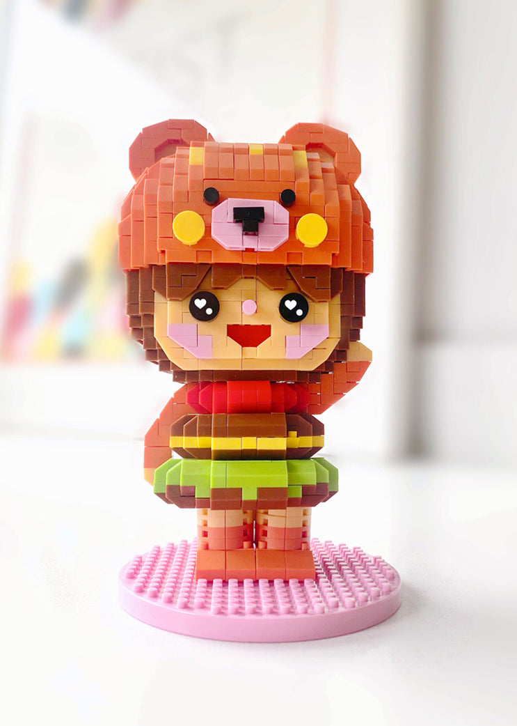 Load image into Gallery viewer, Burger Bear Mini Bricks
