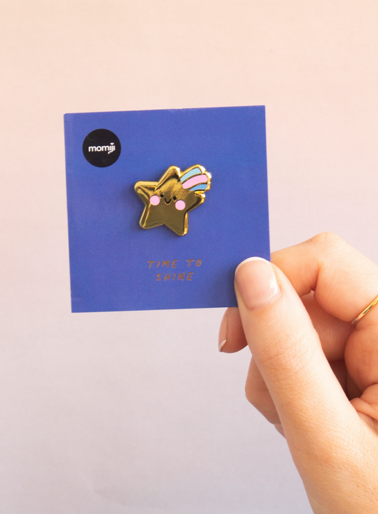 Time to Shine Pin